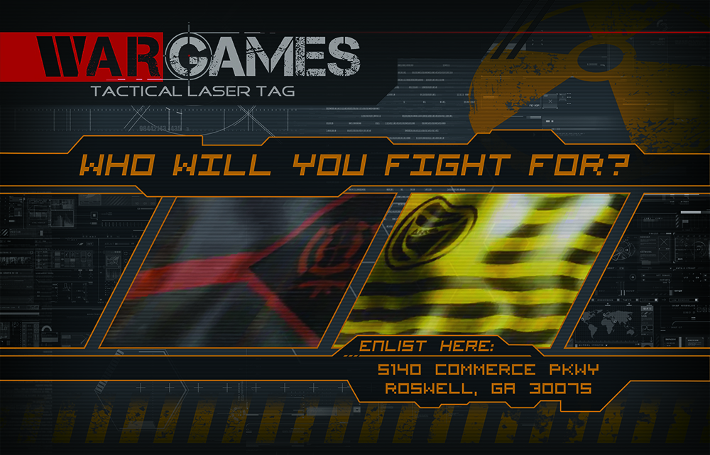 Brochure Design by RockinMonkey for War Games Atlanta | Design #1769601