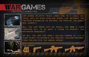 Design de Brochure par RockinMonkey pour War Games Atlanta | Design : #1769646