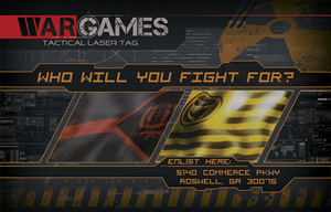 Design de Brochure par RockinMonkey pour War Games Atlanta | Design : #1769652