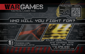 Design de Brochure par RockinMonkey pour War Games Atlanta | Design : #1773408