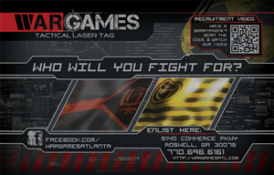 Design de Brochure par RockinMonkey pour War Games Atlanta | Design : #1776951