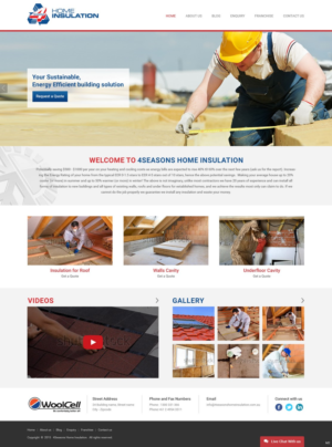 Web Design by pb for 4 seasons Home Insulation | Design: #6779980