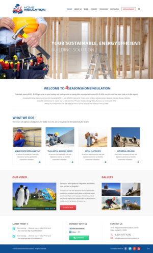 Web Design by pb for 4 seasons Home Insulation | Design: #6779983
