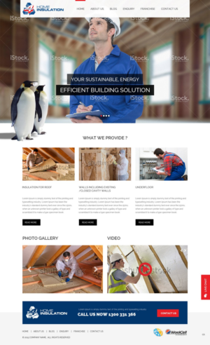 Web Design by pb for 4 seasons Home Insulation | Design: #6786261