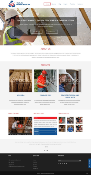 Web Design by pb for 4 seasons Home Insulation | Design: #6786277