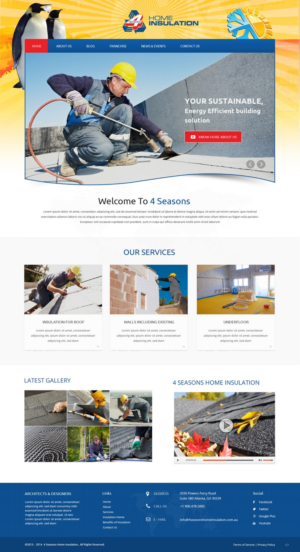Web Design by pb for 4 seasons Home Insulation | Design: #6786278