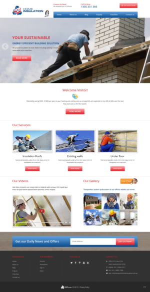 Web Design by pb for 4 seasons Home Insulation | Design: #6786307