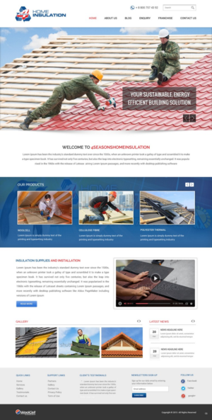Web Design by pb for 4 seasons Home Insulation | Design: #6786308