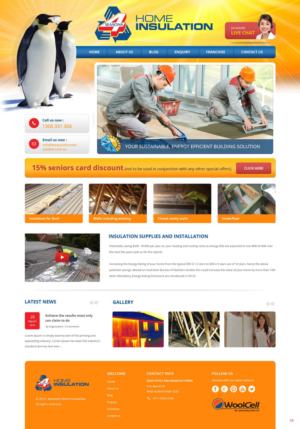 Web Design by pb for 4 seasons Home Insulation | Design: #6804204