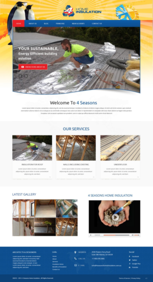 Web Design by pb for 4 seasons Home Insulation | Design: #6804231