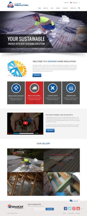Web Design by pb for 4 seasons Home Insulation | Design: #6804236