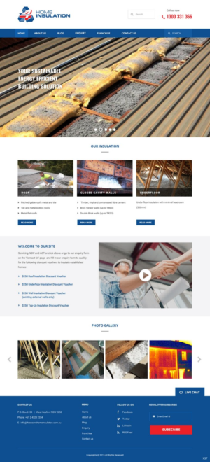 Web Design by pb for 4 seasons Home Insulation | Design: #6804238