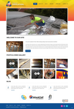 Web Design by pb for 4 seasons Home Insulation | Design: #6804239