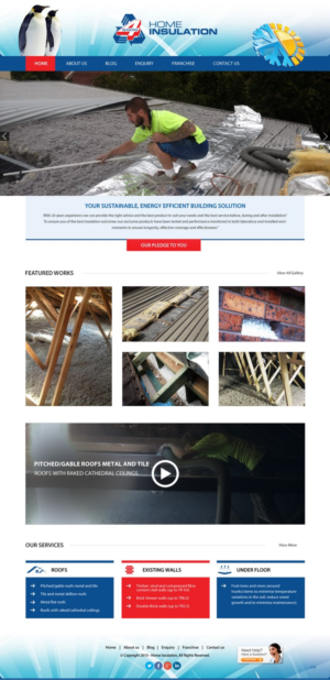 Web Design by pb for 4 seasons Home Insulation | Design: #6804244