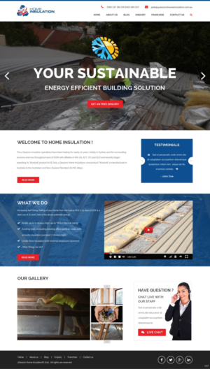 Web Design by pb for 4 seasons Home Insulation | Design: #6804245