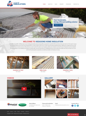 Web Design by pb for 4 seasons Home Insulation | Design: #6804260