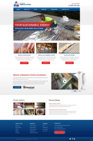 Web Design by pb for 4 seasons Home Insulation | Design: #6804261