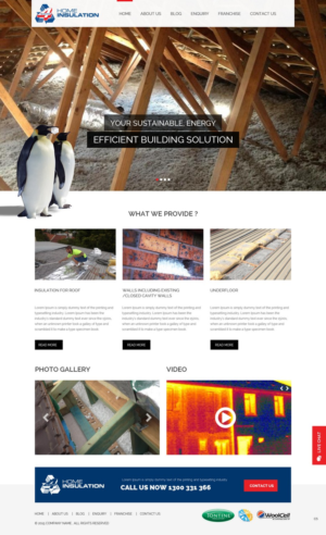 Web Design by pb for 4 seasons Home Insulation | Design: #6808929