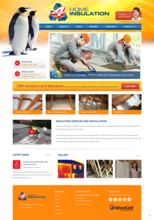 Web Design by pb for 4 seasons Home Insulation | Design: #6808930