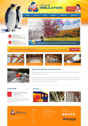 Web Design by pb for 4 seasons Home Insulation | Design: #6822809