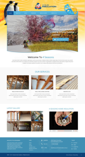 Web Design by pb for 4 seasons Home Insulation | Design: #6828229