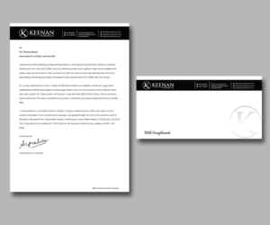 Stationery Design by kousik for Keenan Interiors Limited | Design: #6798076