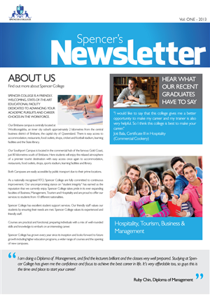 Newsletter Design by ASA Designer for this project | Design: #1766713