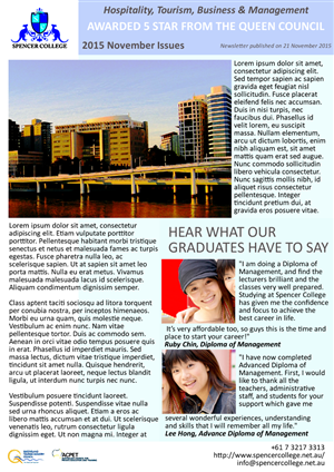 Newsletter Design by DigisterDesign