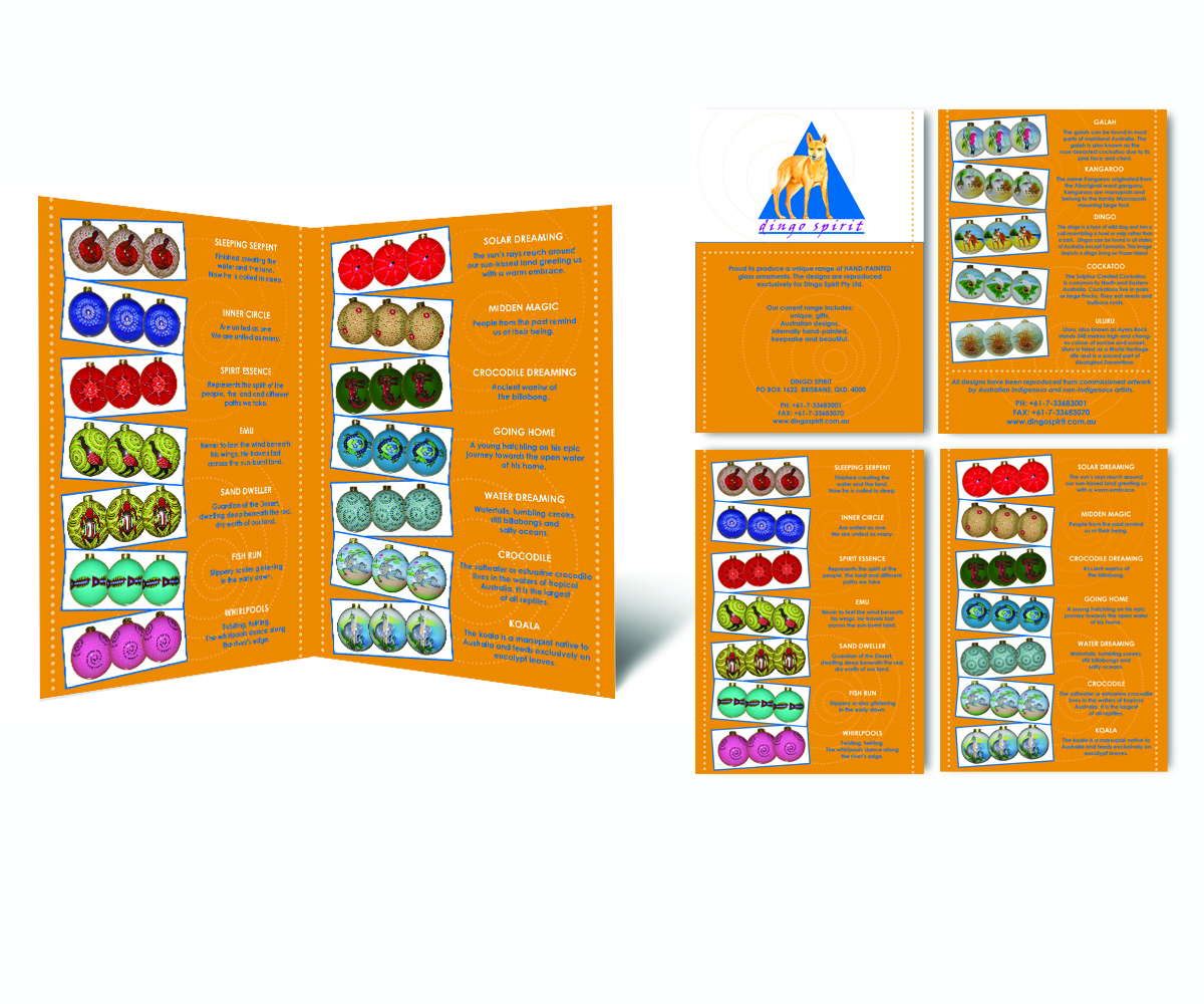 Brochure Design by Sares1402 for Dingo Spirit Pty Ltd | Design #1813050