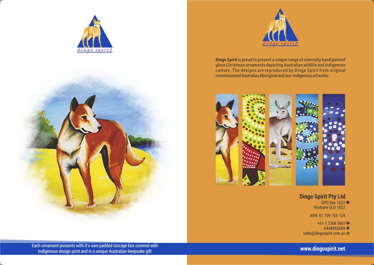 Brochure Design by Zoomlander for Dingo Spirit Pty Ltd | Design: #1856642