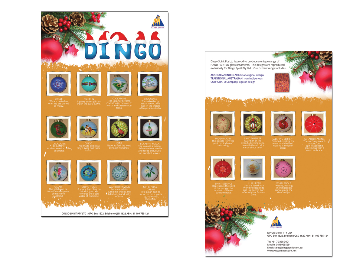 Brochure Design by roopaljain for Dingo Spirit Pty Ltd | Design #1829714