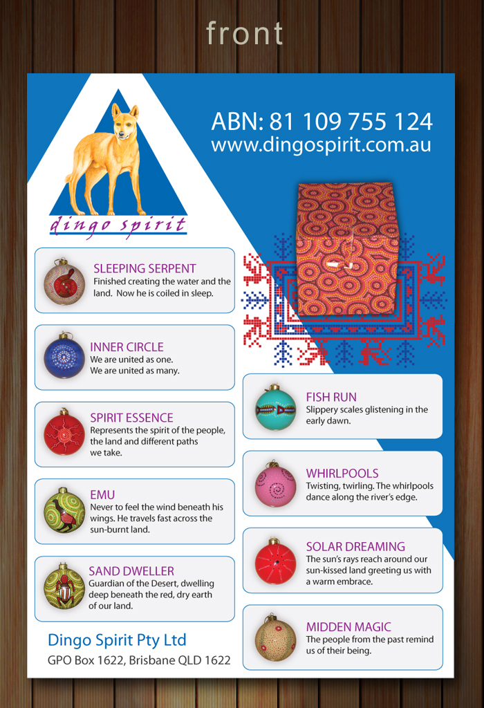 Brochure Design by Sbss for Dingo Spirit Pty Ltd | Design #1804279