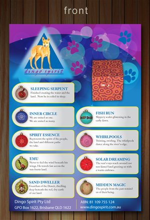 Brochure Design by Sbss for Dingo Spirit Pty Ltd | Design: #1804305