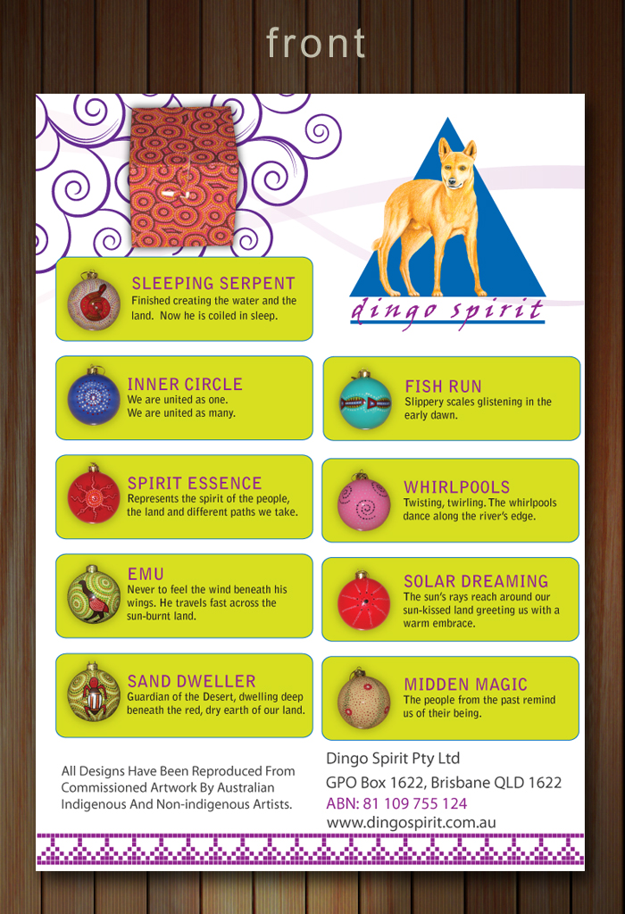 Design de Brochure par Sbss pour Dingo Spirit Pty Ltd | Design #1804322
