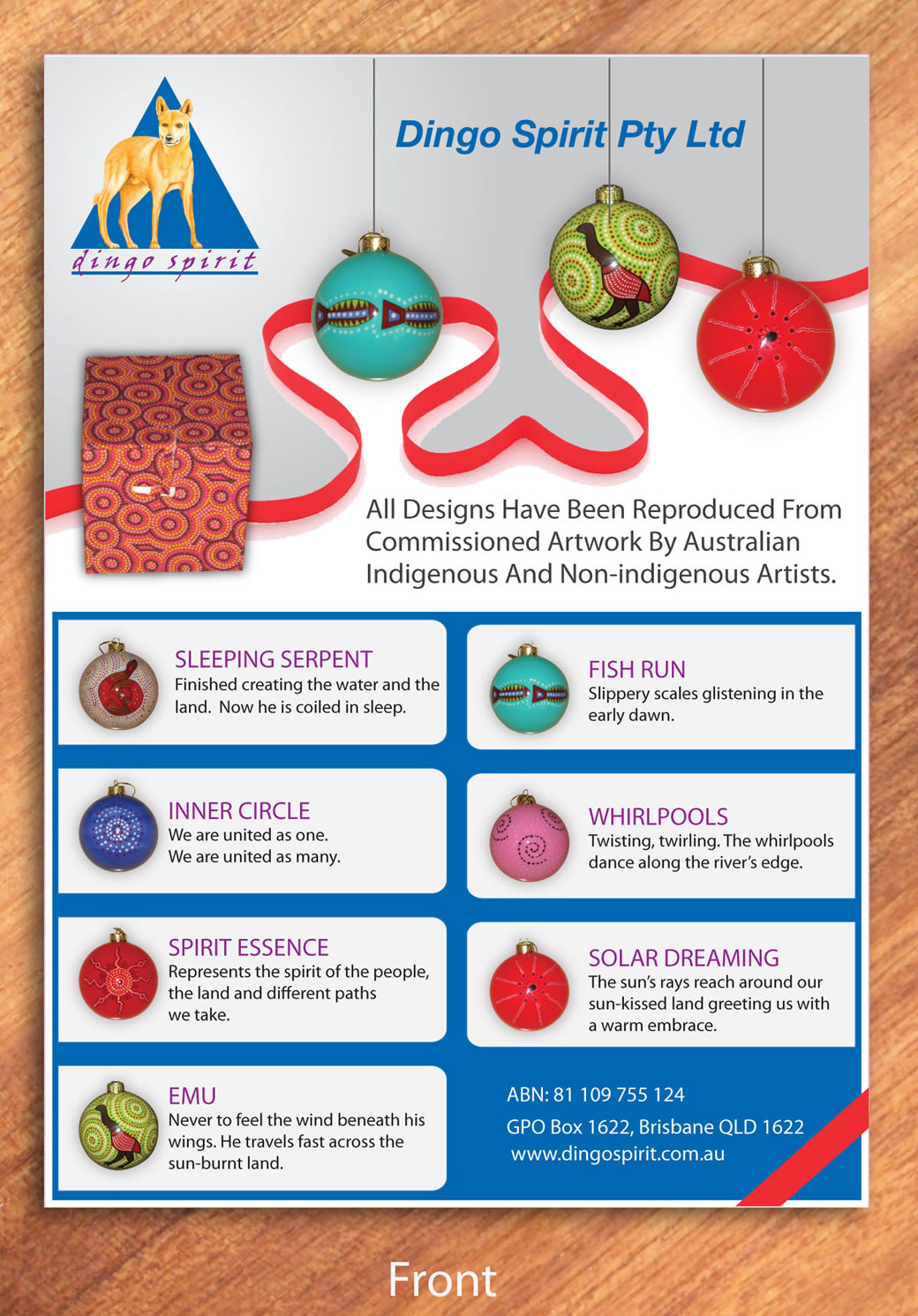 Brochure Design by Sbss for Dingo Spirit Pty Ltd | Design #1809773