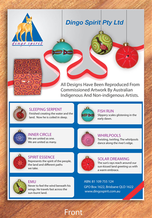 Brochure Design by Sbss for Dingo Spirit Pty Ltd | Design: #1809773