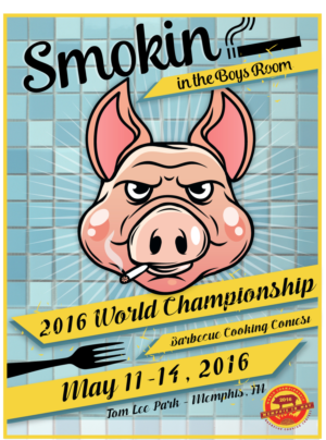 2016 World Championship Barbecue Cooking Contest | Illustration Design by Oliver  Balard