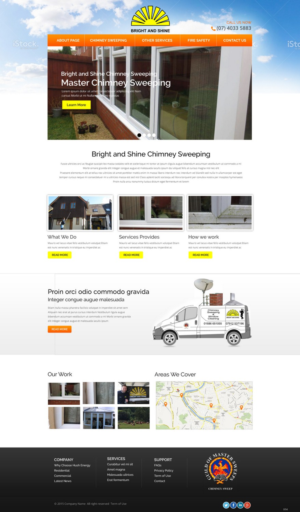 Web Design by pb for Bright and Shine  | Design: #6786357