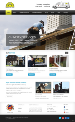 Web Design by pb for Bright and Shine  | Design: #6787493