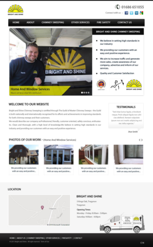 Web Design by pb for Bright and Shine  | Design: #6787494
