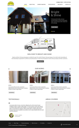 Web Design by pb for Bright and Shine  | Design: #6804271