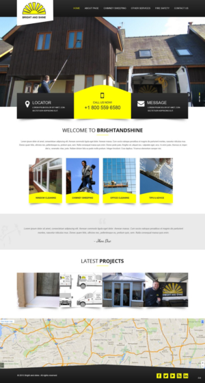 Web Design by pb for Bright and Shine  | Design: #6804272