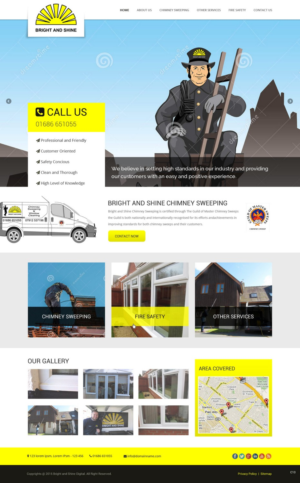 Web Design by pb for Bright and Shine  | Design: #6804275