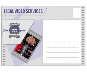 Legal Postcard for JimmyOgraphy Video Services | Diseño de Postal por elveneclipse