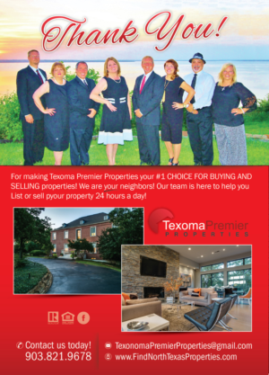 Design de Carte Postale par Jackie Morrison pour Texoma Premier Properties | Design : #6802402