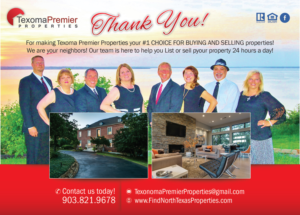 Design de Carte Postale par Jackie Morrison pour Texoma Premier Properties | Design : #6802403