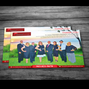 Postcard Design by ZABS Creatives for Texoma Premier Properties | Design #6774925