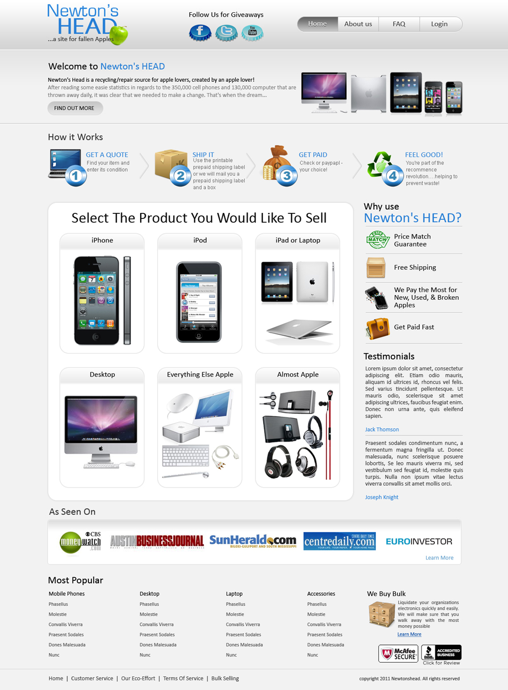 Web Design by SJ for this project | Design #369459