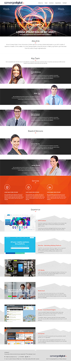 Web Design by RupalTechno for Converge Digital | Design: #6830737