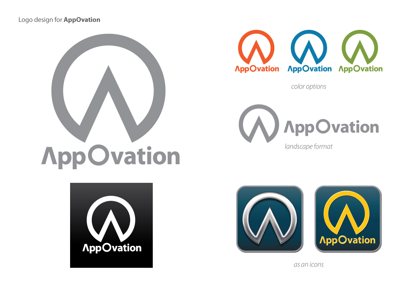 Logo Design by Alan Lee for AppOvation | Design #11205